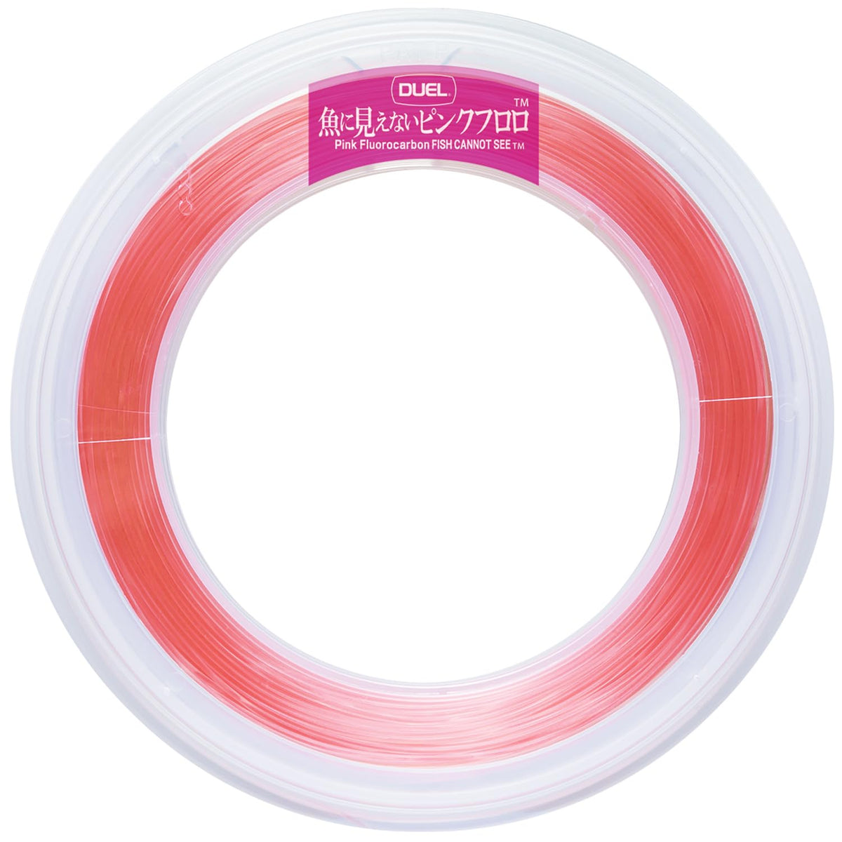 Duel Invisible Pink Fluoro Shock Leader 50m 80Lbs