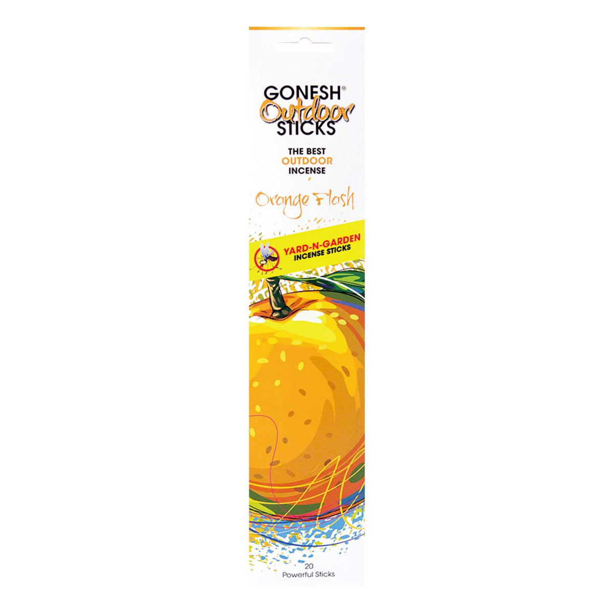 Gonesh Outdoor Sticks Orange Flash 20 count