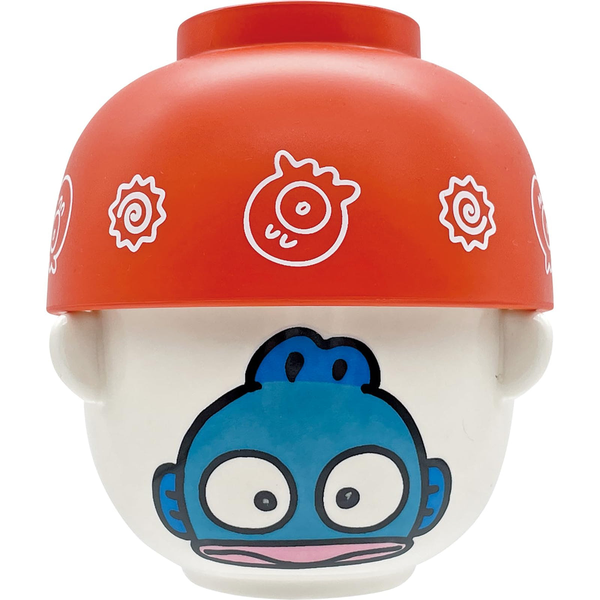 Sanrio SAN4658 Hankyodon Soup Bowl And Rice Bowl Tableware Set, Approx. 3.9 X 2.4 Inches (10 X 6 Cm), Miso Soup Bowl, Dishes, Goods