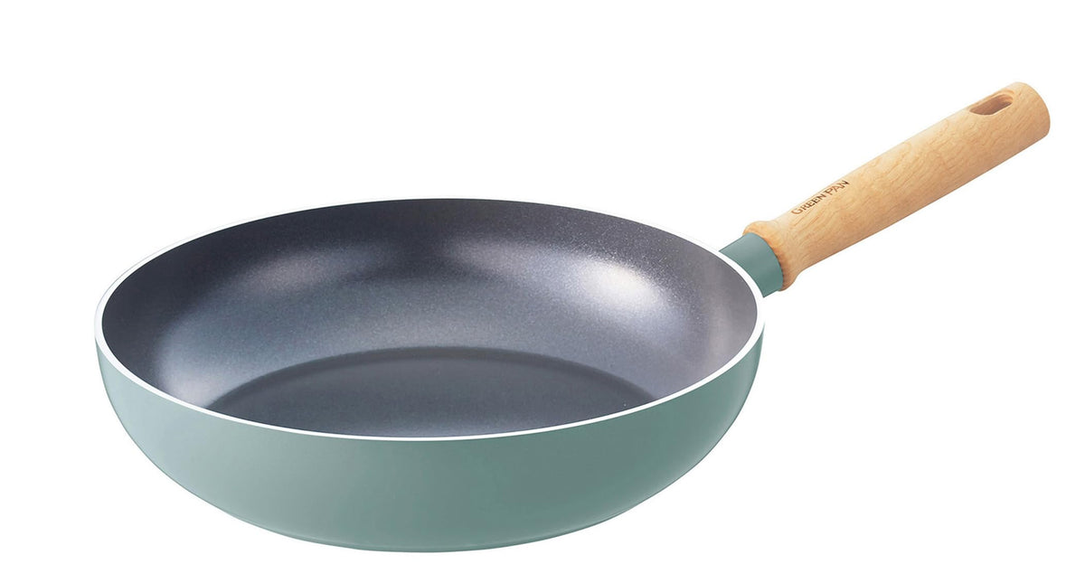 グリーンパン(Greenpan) Green Pan Frying Pan, 10.2 inches (26 cm), IH Compatible, Mayflower Ceramic, Non-Stick Resistant, Fluorine-Free, Safe and Safe