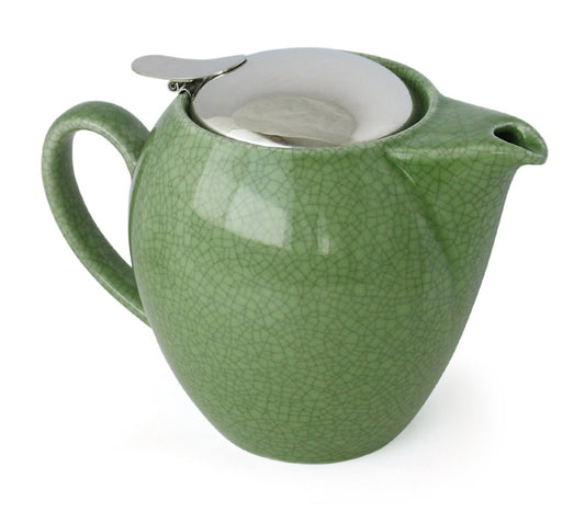 ZERO JAPAN BBN-03 Universal Teapot for 4 People, Crackle Colors, SKG, Crackle Green, W6.7 x D4.3 x H4.9 inches (170 x 110 x 123 mm)