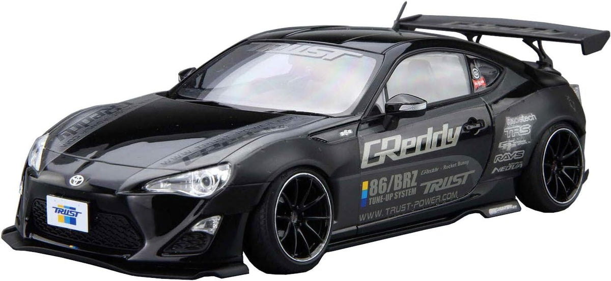 Aoshima Toyota ’86 12 Greddy & Rocket Bunny Volk Racing Ver. 1:24 Scale Model Kit