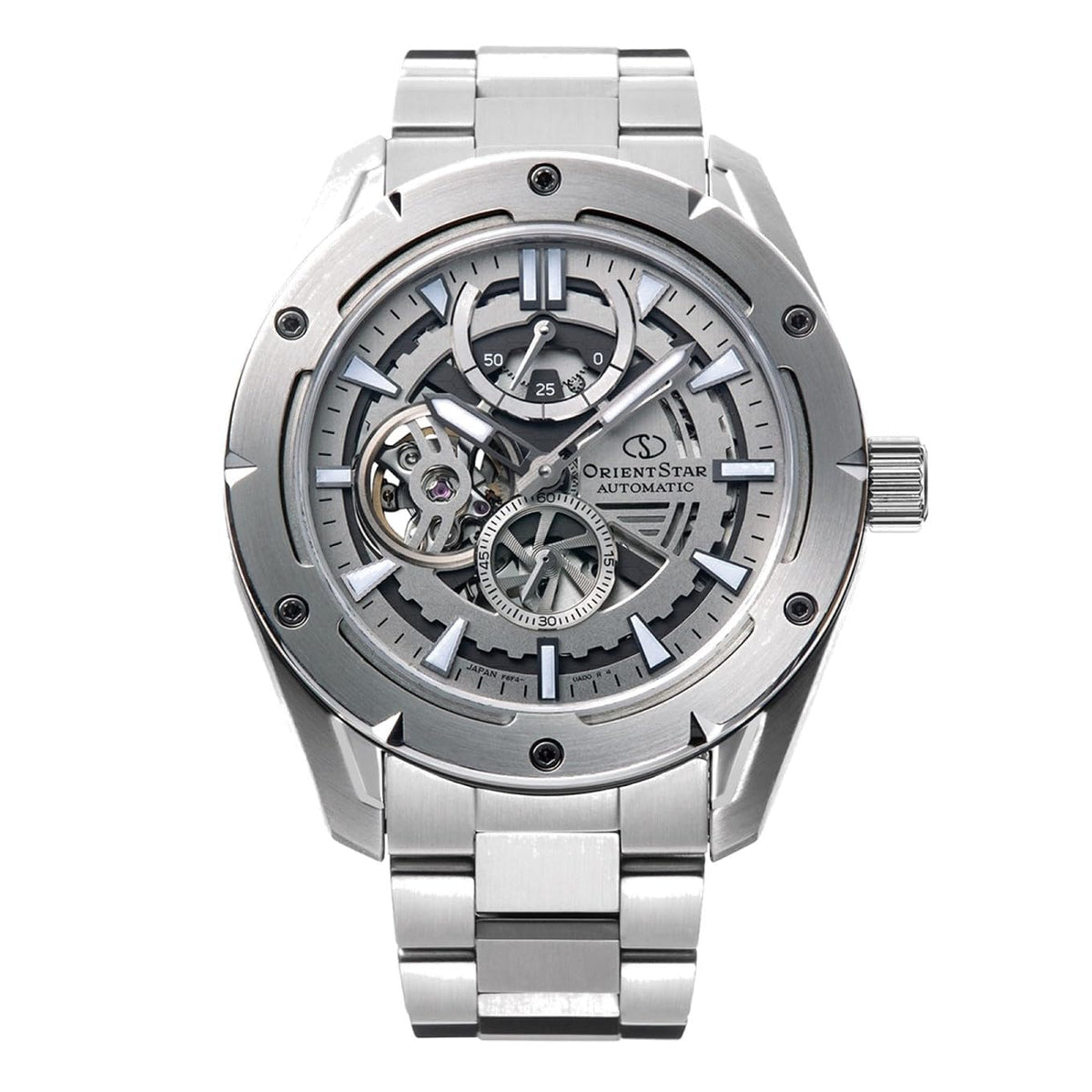 ORIENT Star RK-AV0A02S Star Men's Metal Band Avant-Garde Skeleton Wristwatch Shipped from Japan