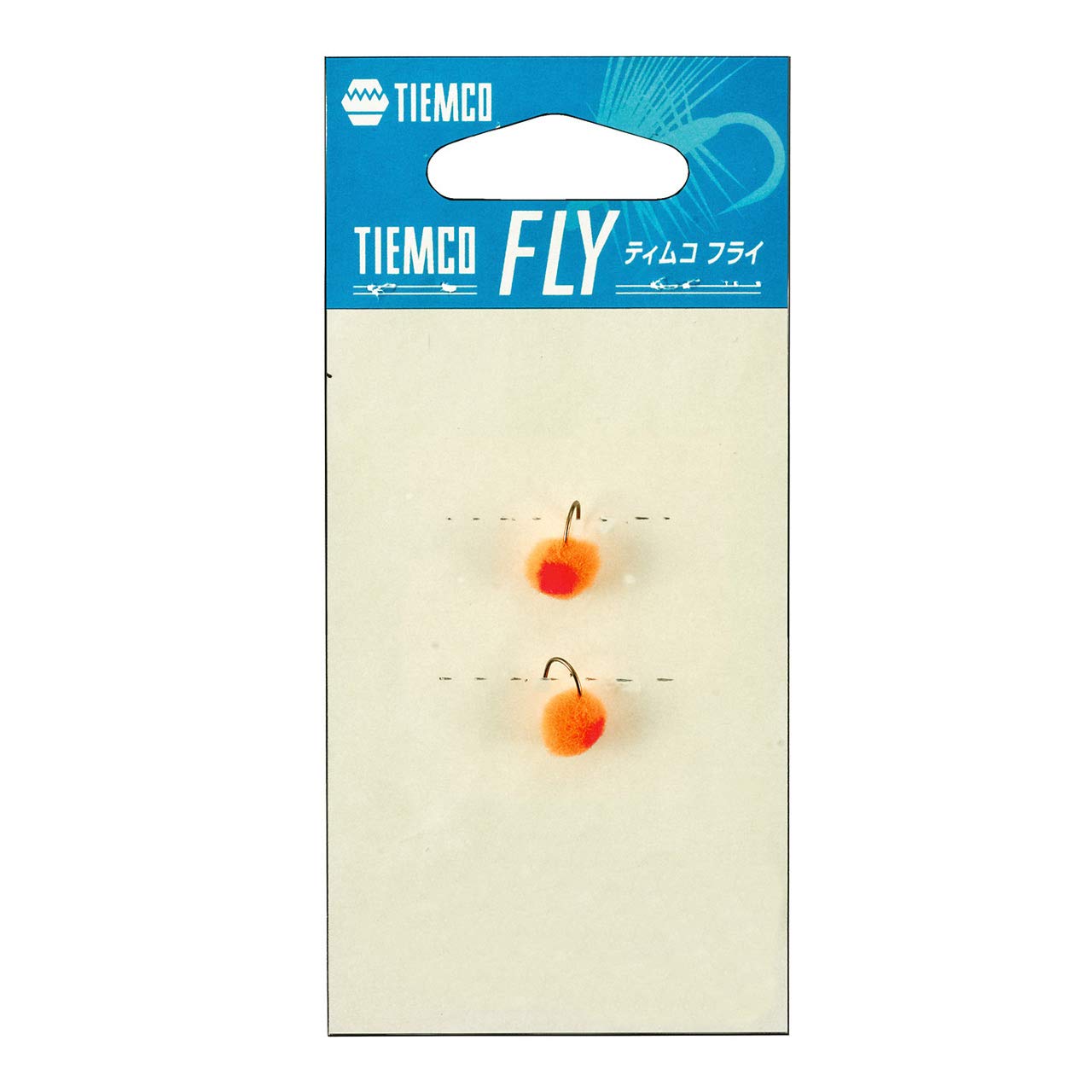 TIEMCO Fried BH Egg #12 2 Coilly Orange Low