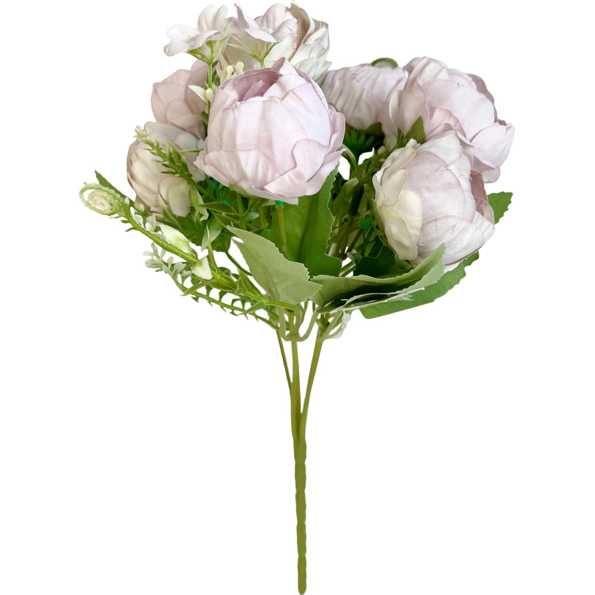 Q-FLA, Artificial Flowers, Artificial Flowers, Pastel Cross Rose Bush Lavender Arrangement, Flower Materials, Handmade, Interior Decoration, Living Room, Store 839245
