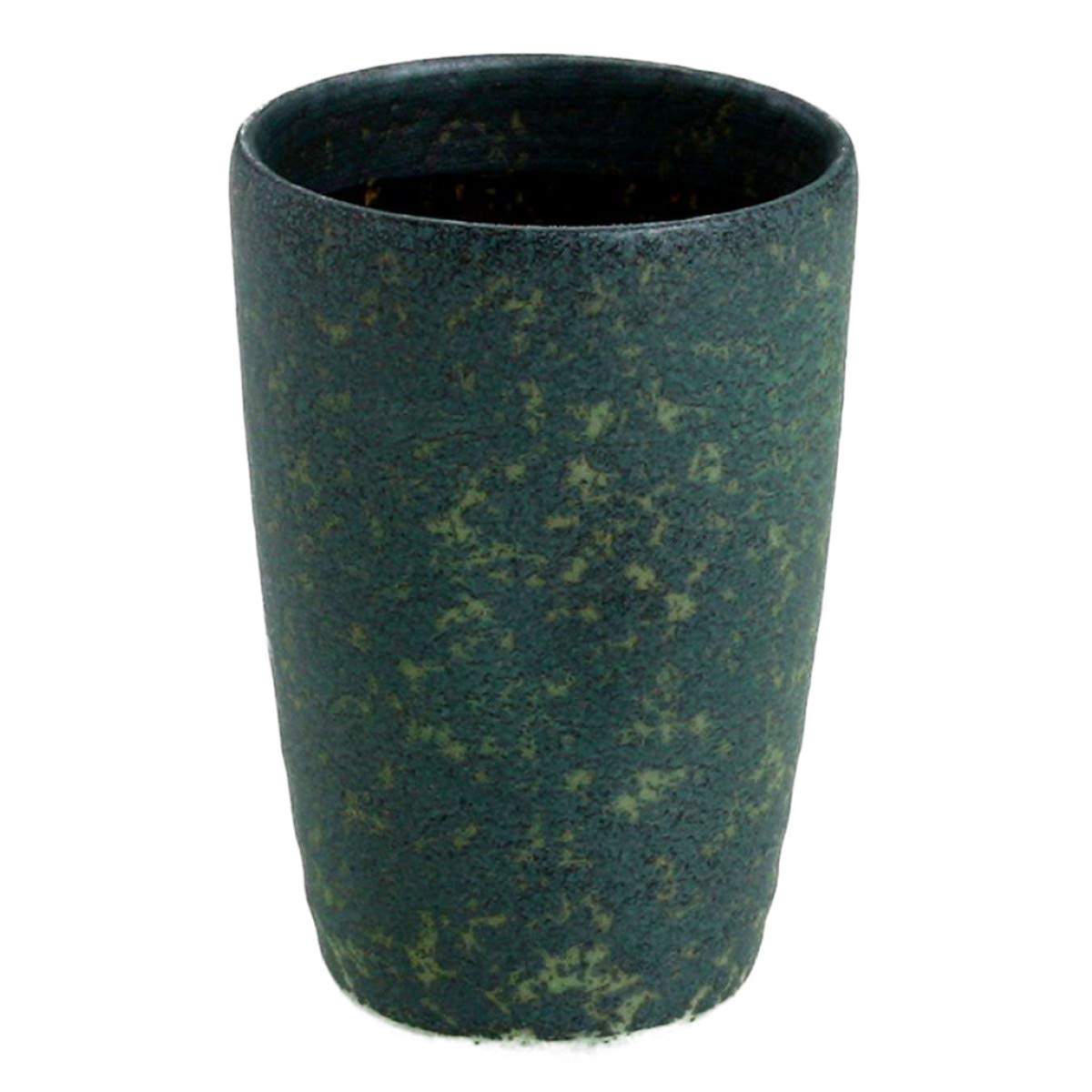 CtoC JAPAN Ekubo Shot Glass (Green), Multi, φ1.9 x 2.8 inches (4.9 x 7.1 cm), 2.8 fl oz (80 cc), Moonlight Pottery Kiln Arita Ware