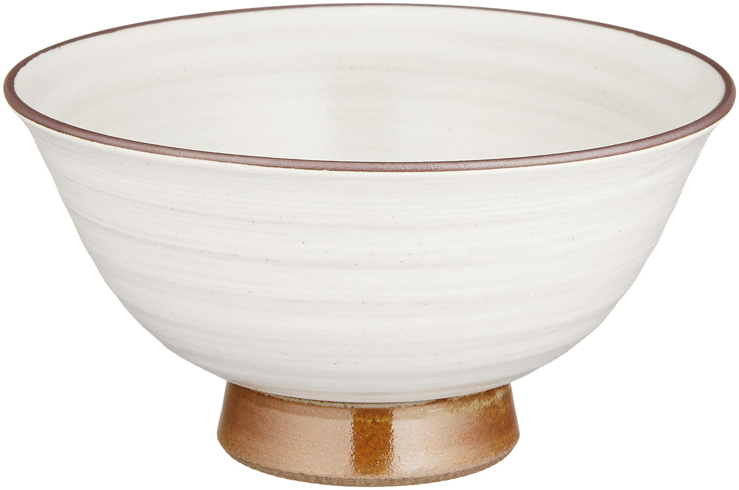 西海陶器(Saikaitoki) Saikai Pottery Hasami Ware 74001 Rice Bowl, Large, White, Approx. 5.1 inches (13 cm), Made in Japan