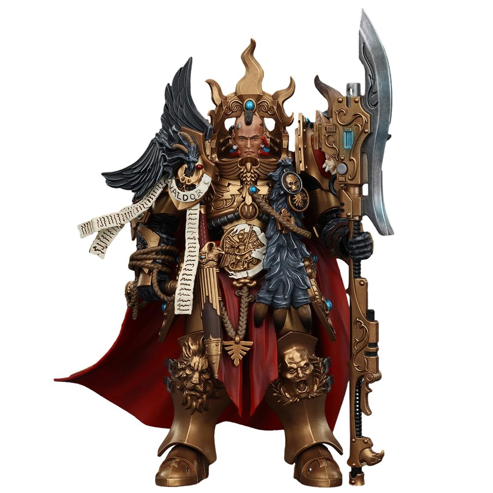 JOYTOY Warhammer The Horus Heresy 1/18 Action Figure Legio Custodes Constantin Valdor, Captain-General of the Legio Custodes Collection Model Birthday Gifts 12 Inch
