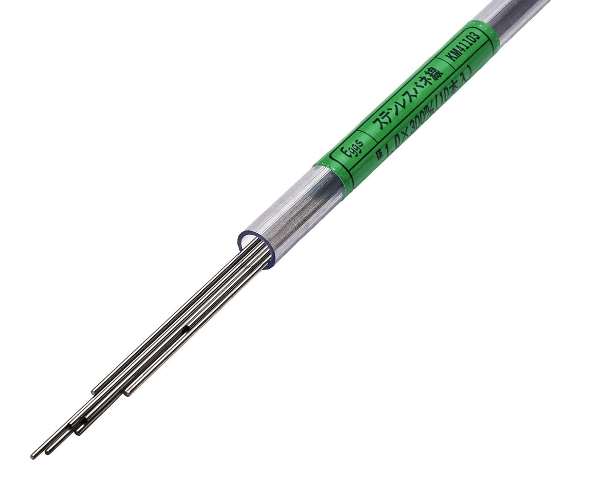 12774 Stainless Steel Spring Wire 0.08 x 11.8 inches (2.0 x 300 mm) [Taiho Trading]
