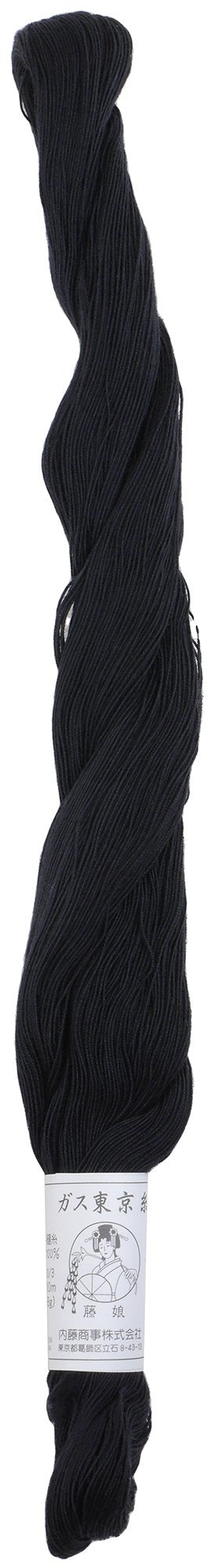 Naska Mauve Daughter hand-sewn thread Gas Tokyo Thread 20/3 Black
