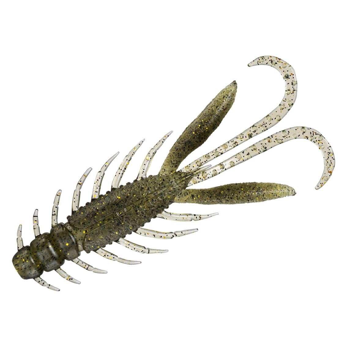 Daiwa Silver Wolf Urban Hog 2.9 Light Olive Worm for Chinu