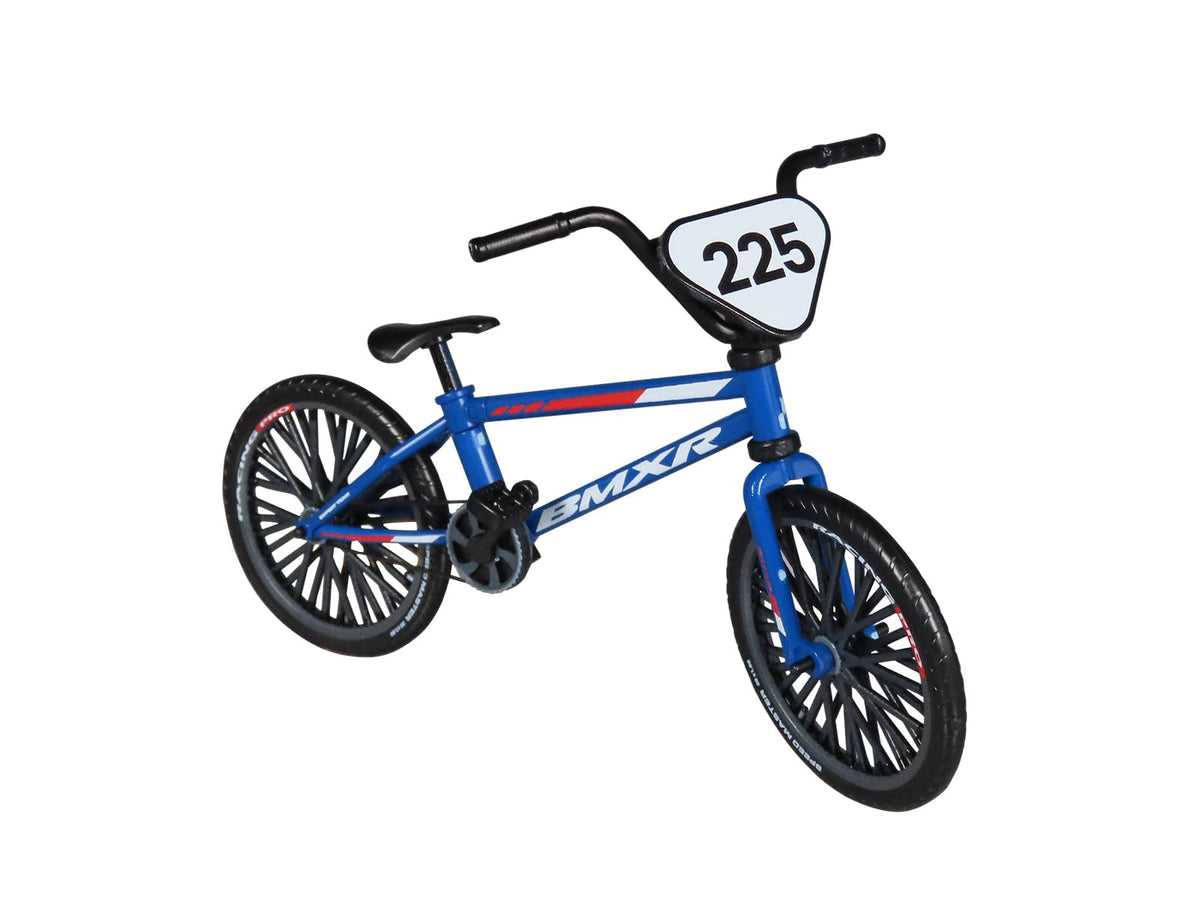 M.I.G. Sports BMX Race Blue Painted Plastic Model Figure