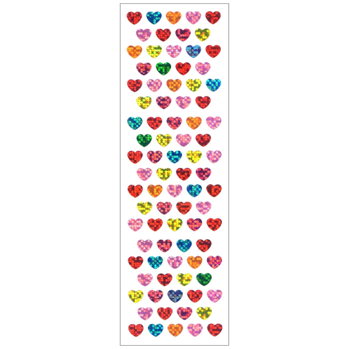 Okoyama Shokai PH114 Seal, Prism Seal, Colorful Heart