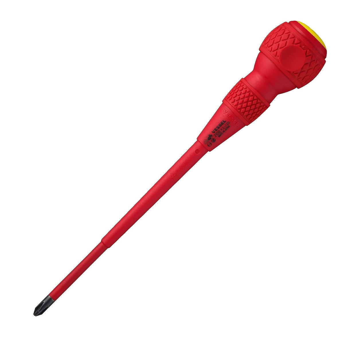 VESSEL VDE 200 Insulated Screwdriver +2x150 (JIS)