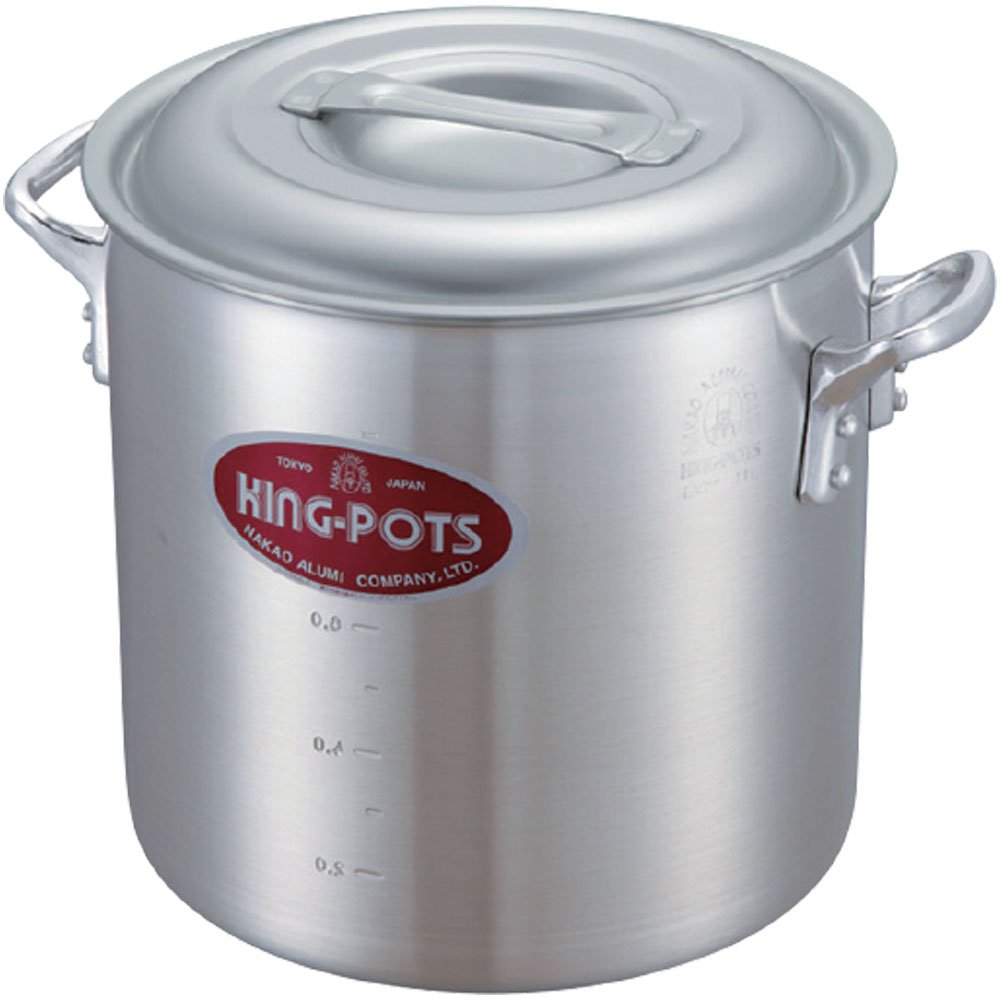 Yamashita Kogyo King Sinko Pot, 20.1 inches (51 cm), 32.8 gal (100 L)