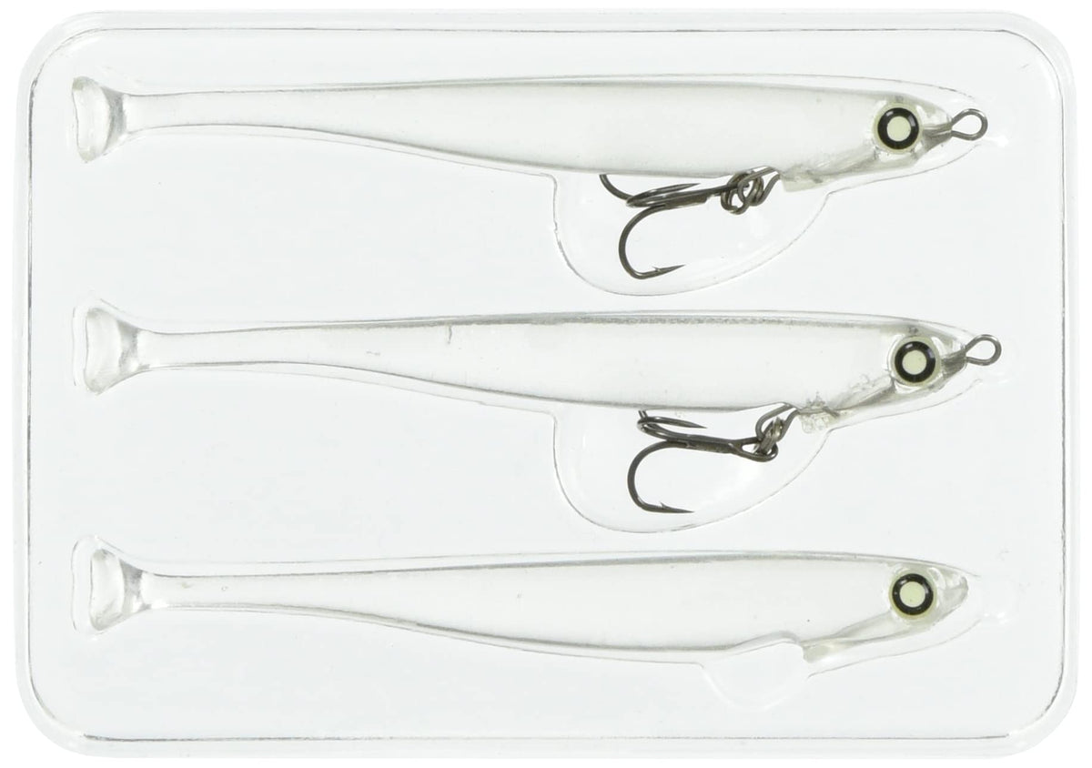 JACKALL Jerry Sardine 80 Slim Ridge Bald Glow Clear