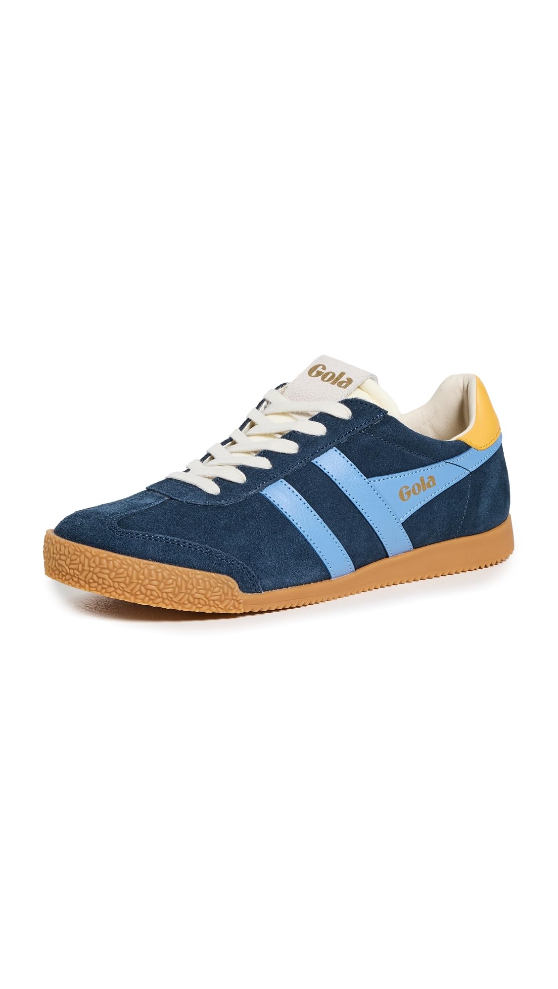 Gola Women's Elan Sneakers, Navy/Vista Blue/Sun, 9 Medium US