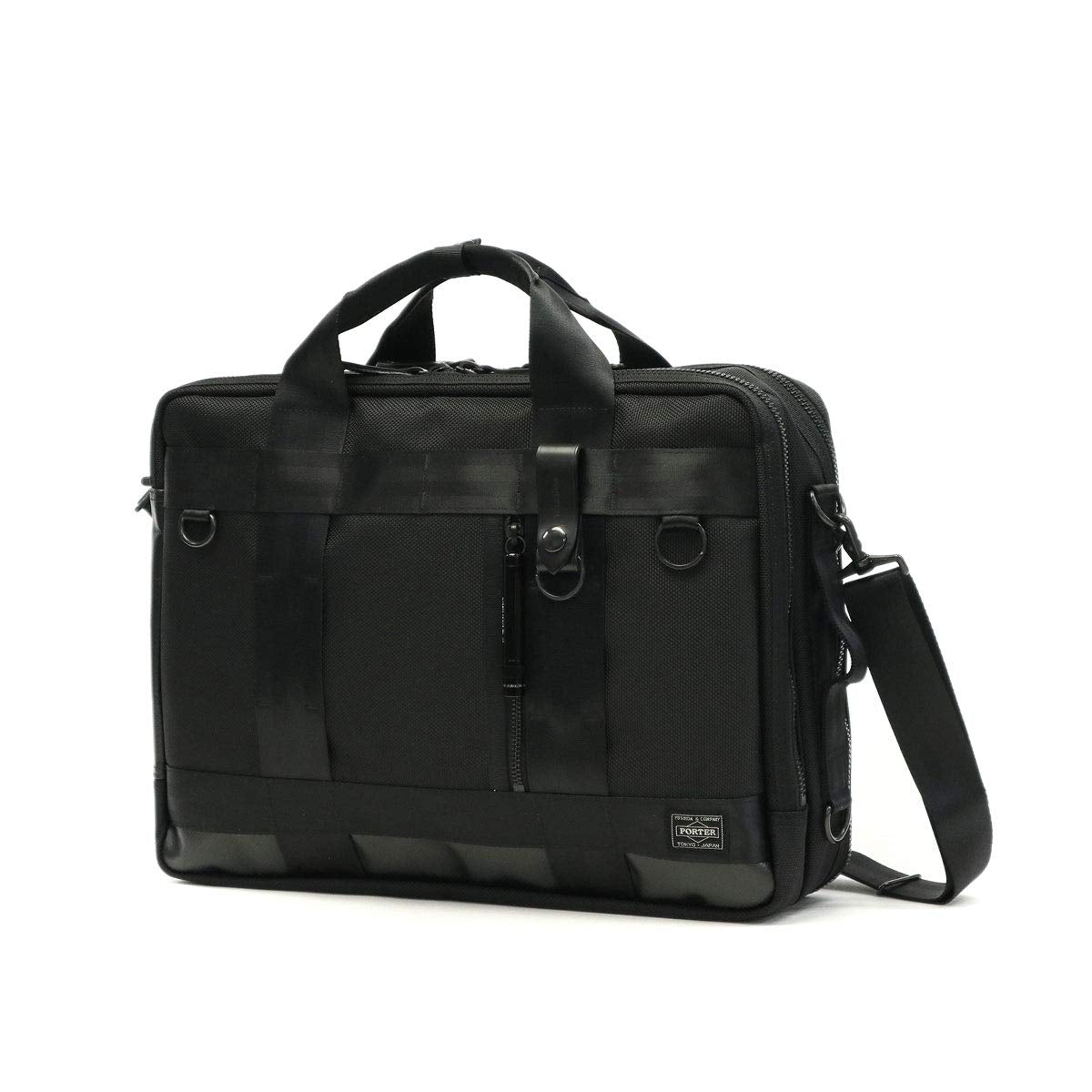 Drama [Keys – Use Kind Of A Big Deal Room] 大野 Very Porter 3-Way Business Bag Heat Heat 703 – 07964 - black -
