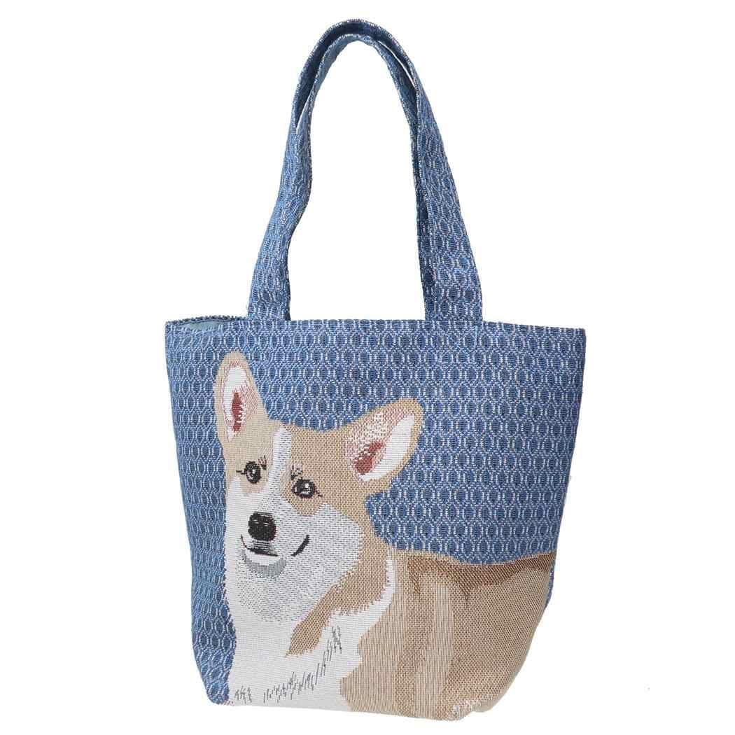 丸眞 Marushin 0765006100 Mini Bag, Wonderful Piece, Life, Corgi, Dog, Animal, Work, School, Lunch Box, Present, Gift, Birthday, Small Item, Ladies, Cute