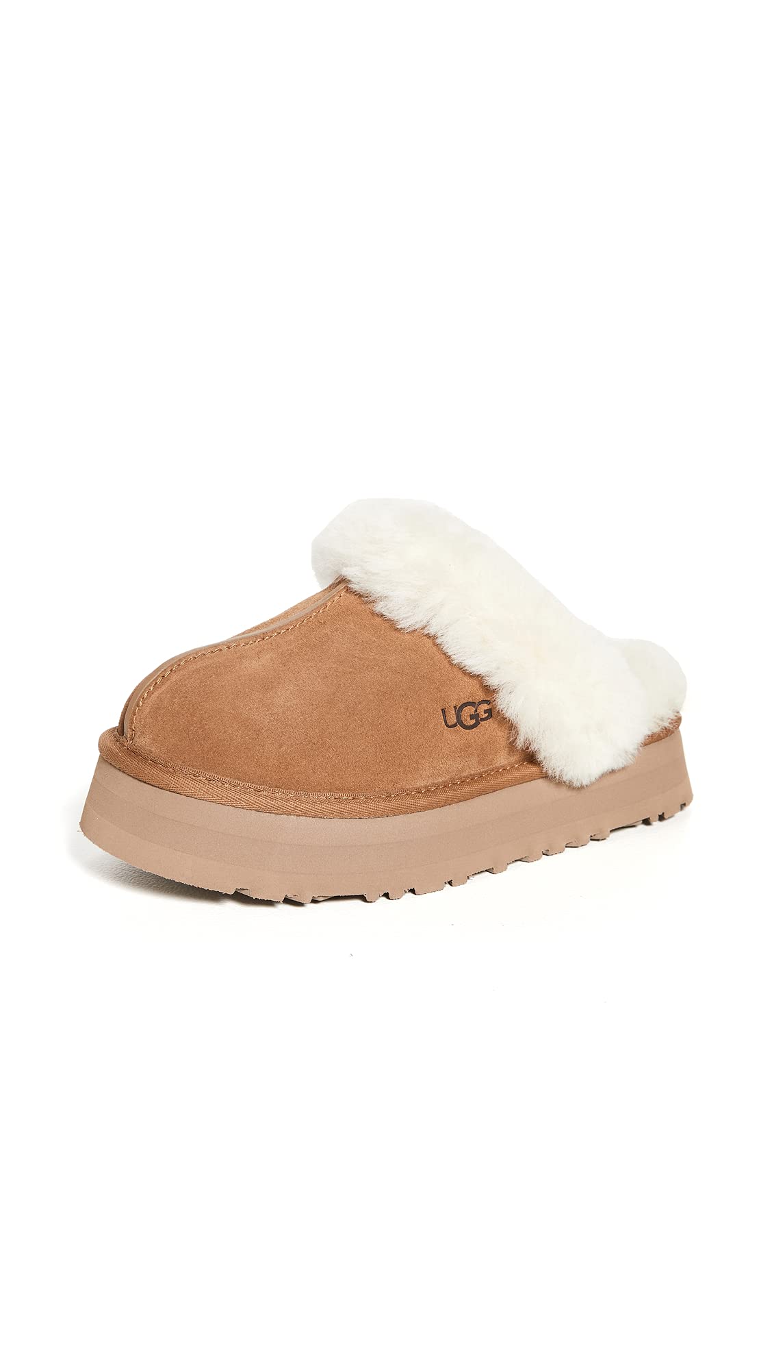 UGG Women's Disquette Slipper, Chestnut, 12