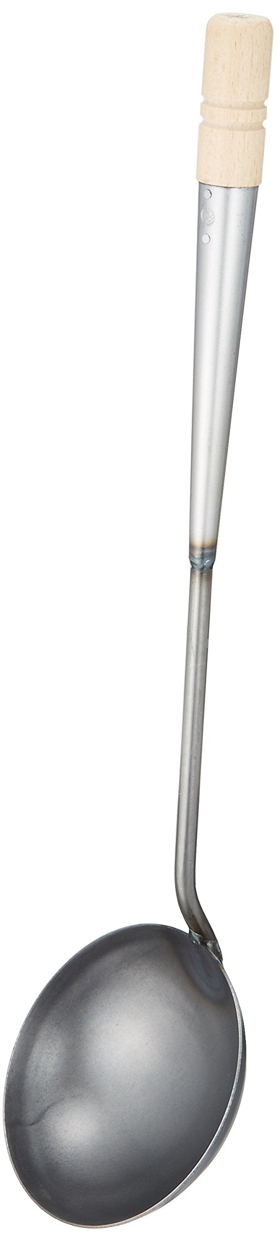 Endo Shoji ATY12002 Professional Chinese Ladle, Medium, 4.5 x 17.3 x 3.1 inches (11.4 x 44 x 8 cm), Iron, Made in Japan