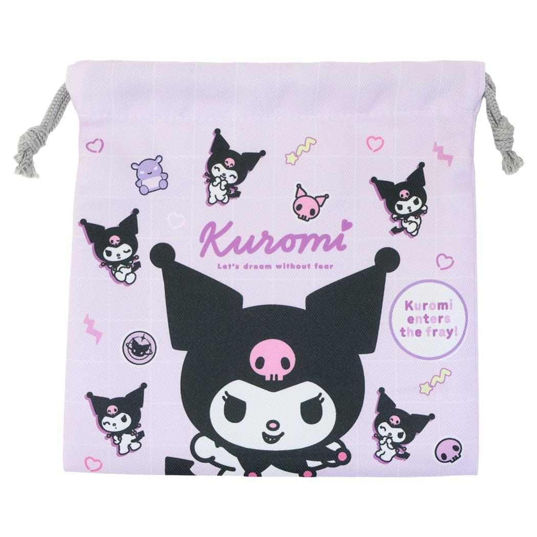 Kurumi (Drawstring Bag) Flat Drawstring Bag, Kinkaku Pouch/Chromityme Sanrio