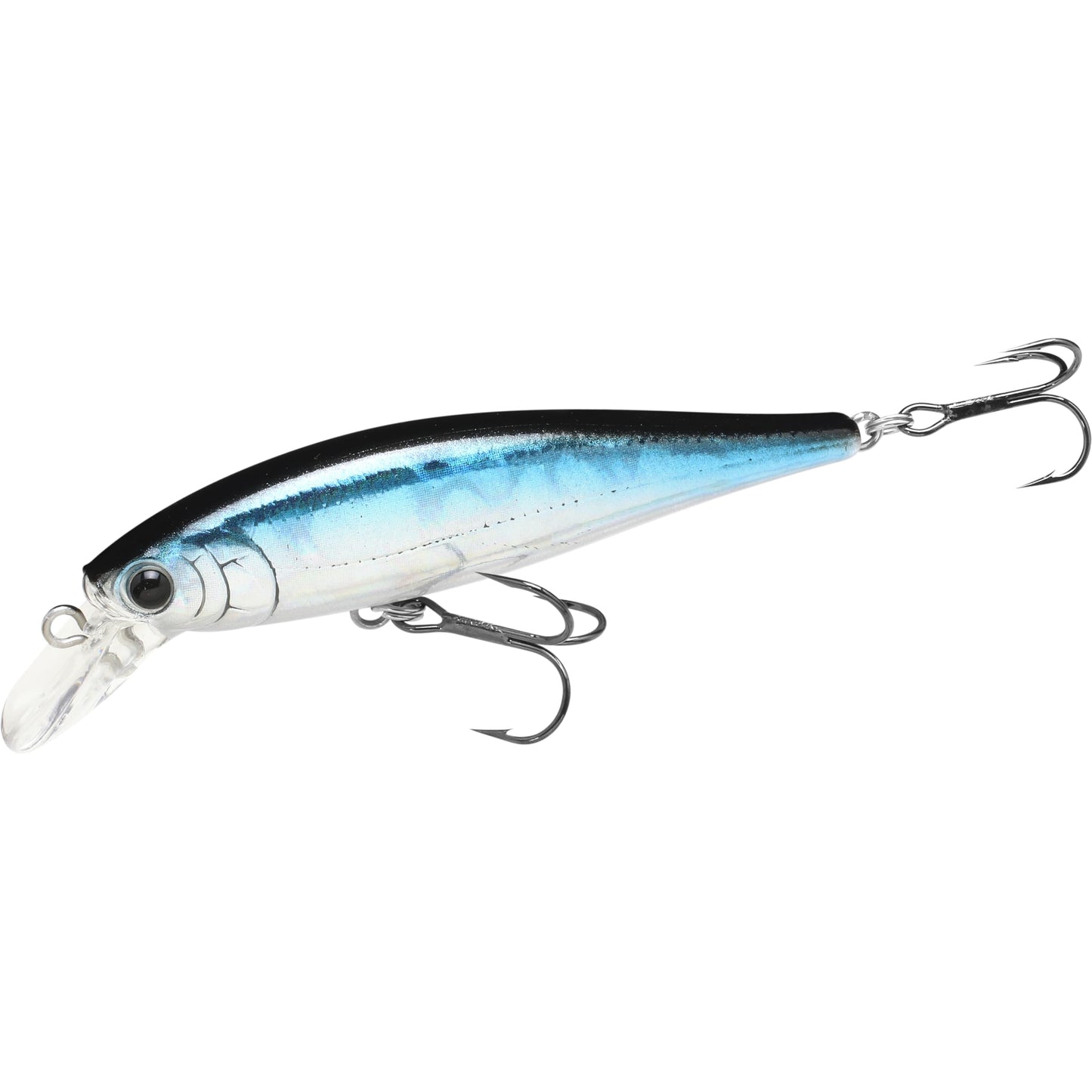 LUCKY CRAFT Pointer 65SP, Freshwater Lake Bass Fishing Lure, Jerkbait, Smallmouth, Trout, Suspending, Perfect Wobbling, Fishing Gear, Fishing Accessories (052 Aurora Black, PT65)