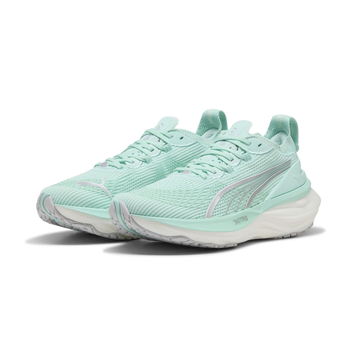 PUMA(プーマ) Women's Running Shoe, 25 Fall/Winter Colors Mint Melt Puma Silver (14), 24.0 cm