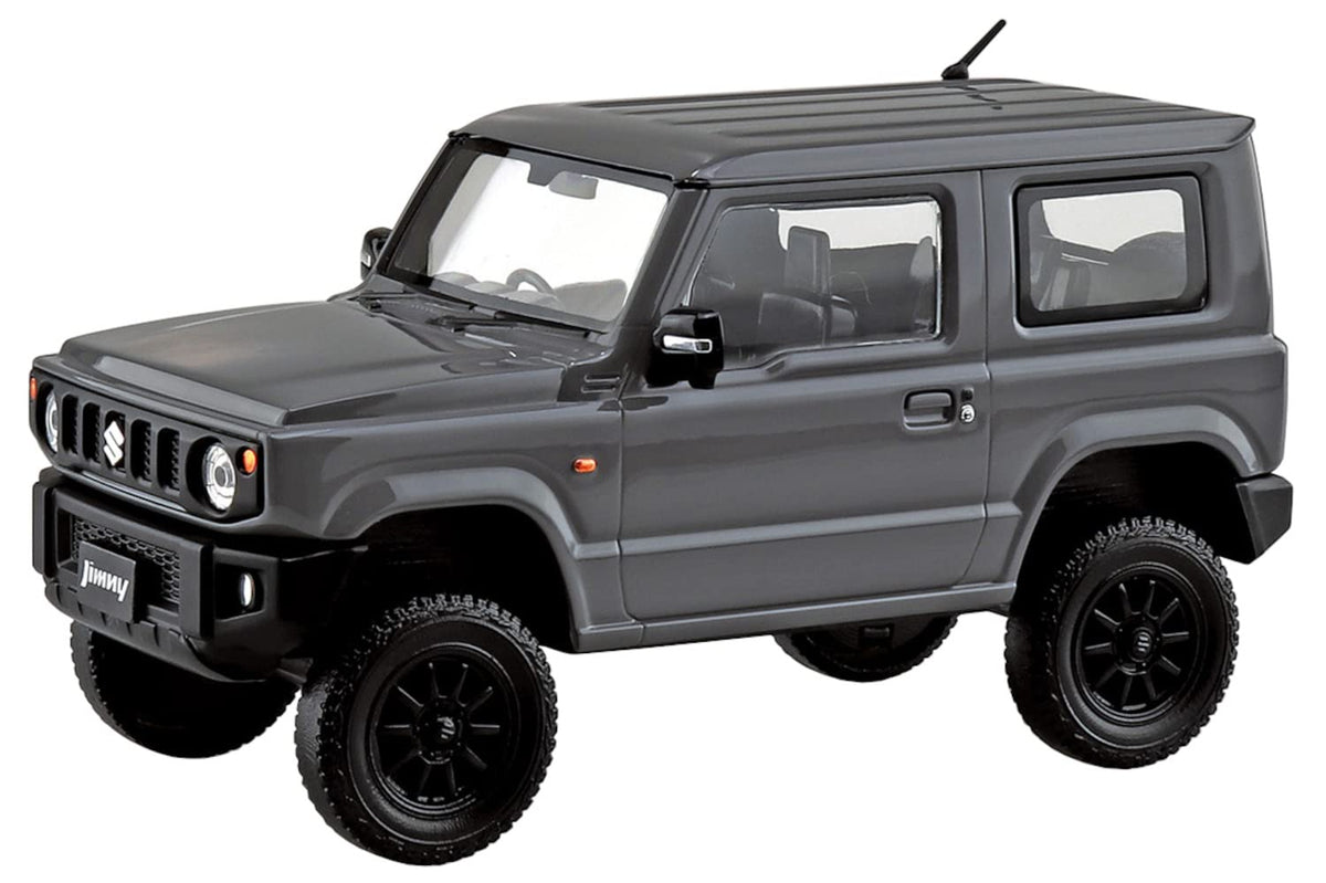 Aoshima Suzuki Jimny Custom Wheel Jungle Medium Gray 1:32 Scale Model Kit