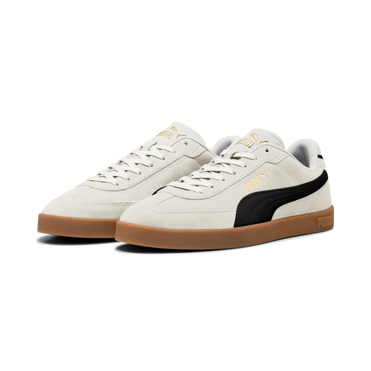 Puma Unisex PUMA Club II Era Suede Trainers, Vapor Gray PUMA Black Gum, 38.5 EU