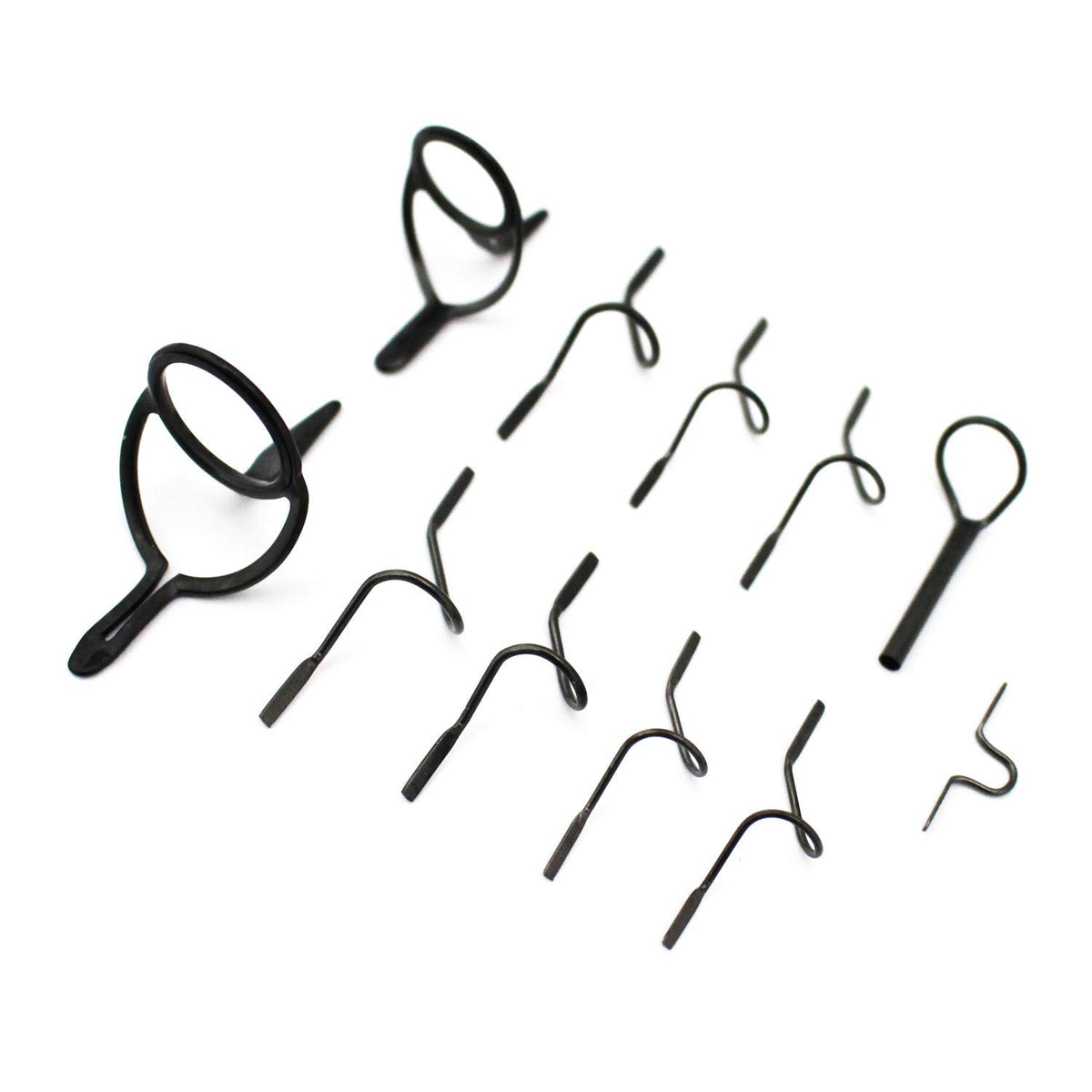 river peak Titanium Coating Fly Rod Guide Set 9ft 7-9wt Total of 11 Set