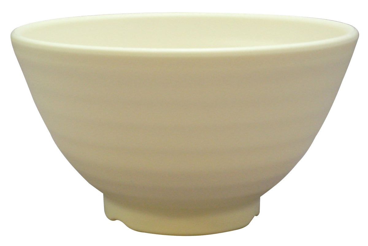 Lightweight and Shatter-Resistant, Multi-functional Tableware, Rin, Rice Bowl, Medium, Ivory 5002391