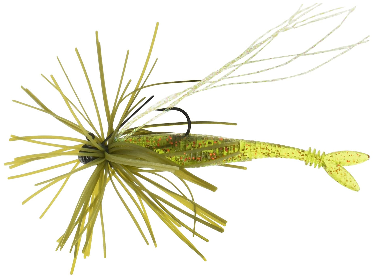 Duo J024 Worm Realis Small Rubber Jig, 0.05 oz (1.3 g), Watermelon