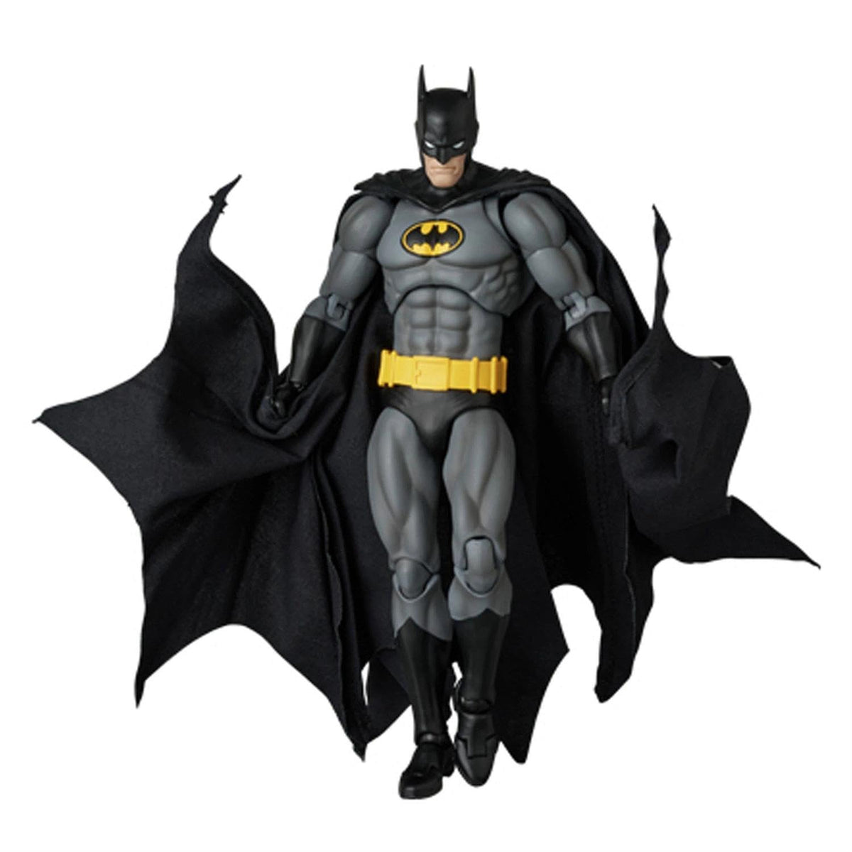 Medicom Toy MAFEX No. 270 Knight Crusader Batman Black Version, Total Height Approx. 6.3 inches (160 mm), Non-scale, Pre-painted Action Figure