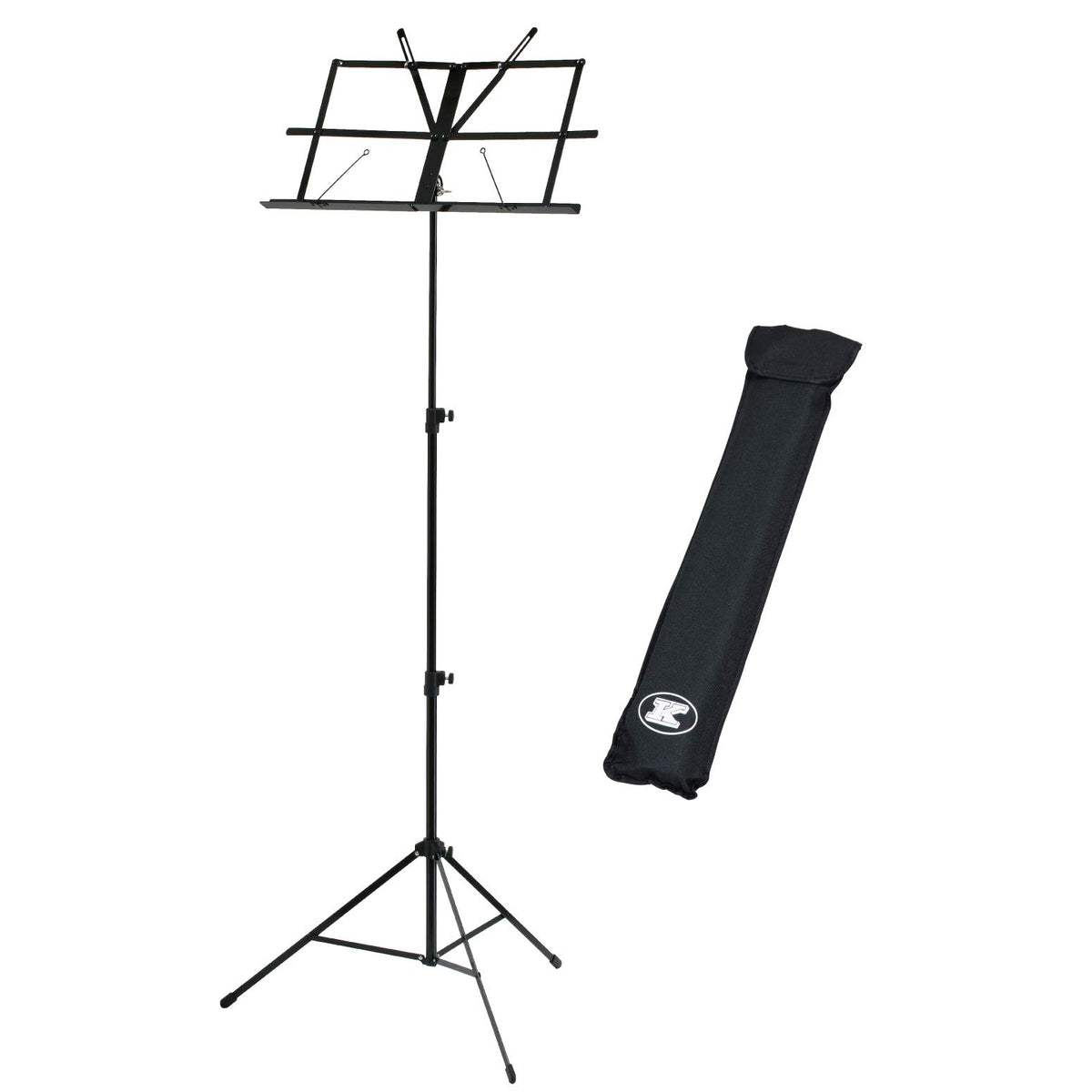 Kikutani KMS-4B Folding Music Stand, Black