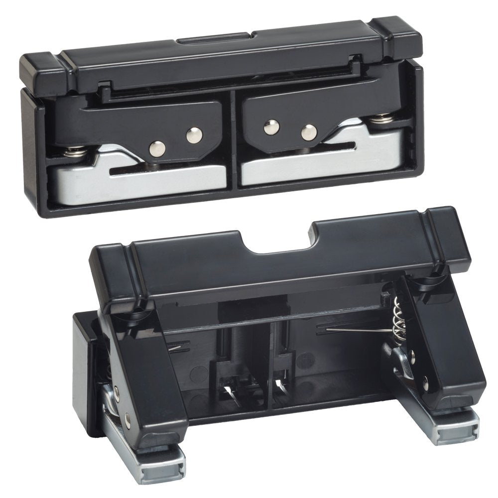 LIHIT LAB. Transformable Compact Punch, 2 Holes (Black)