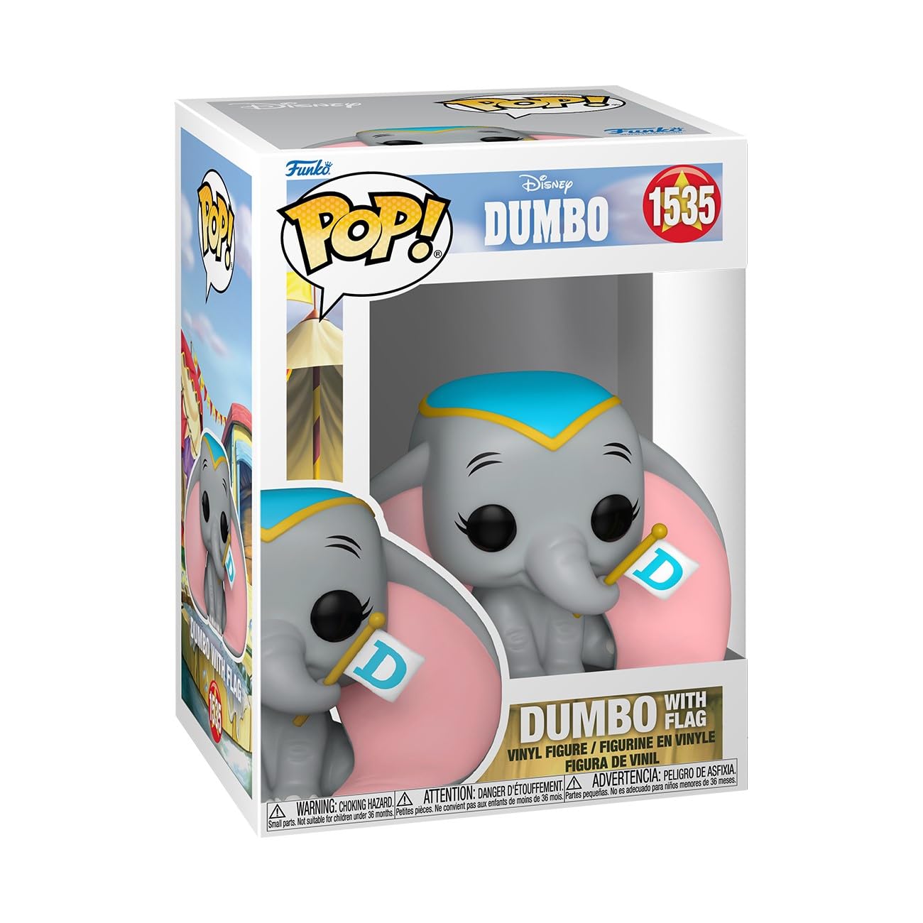 Funko POP! Disney: Dumbo with Flag