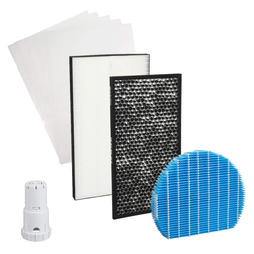 [Genuine Product] Sharp Air Purifier KC50 Series Consumables Refresh Pack [Deodorizing Filter FZF50DF + Collecting Filter FZD50HF + Humidification Filter FZY80MF + Ion Cartridge FZAG01K1 + Disposable Pre-Filter FZPF51F1] FZ-ST50KC