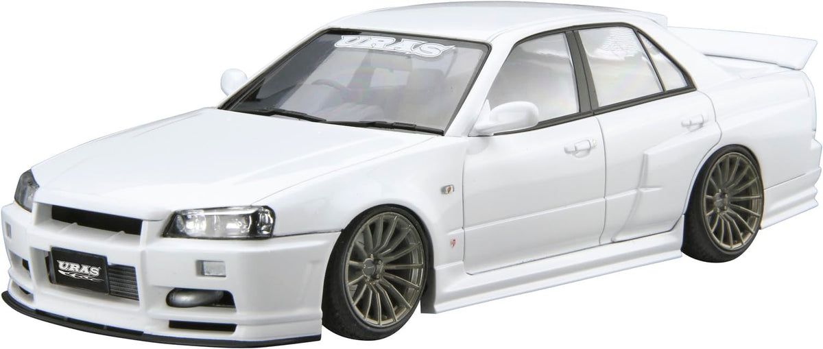 Aoshima URAS ER34 Skyline Type-R ’01 Nissan 1:24 Scale Model Kit