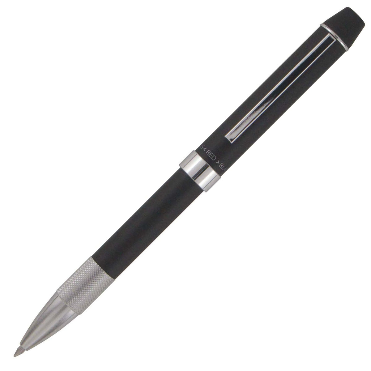 Sailor 16-0219-220 Multi-Functional Fountain Pen, 2 Colors + Sharp Metallic Fit, Black