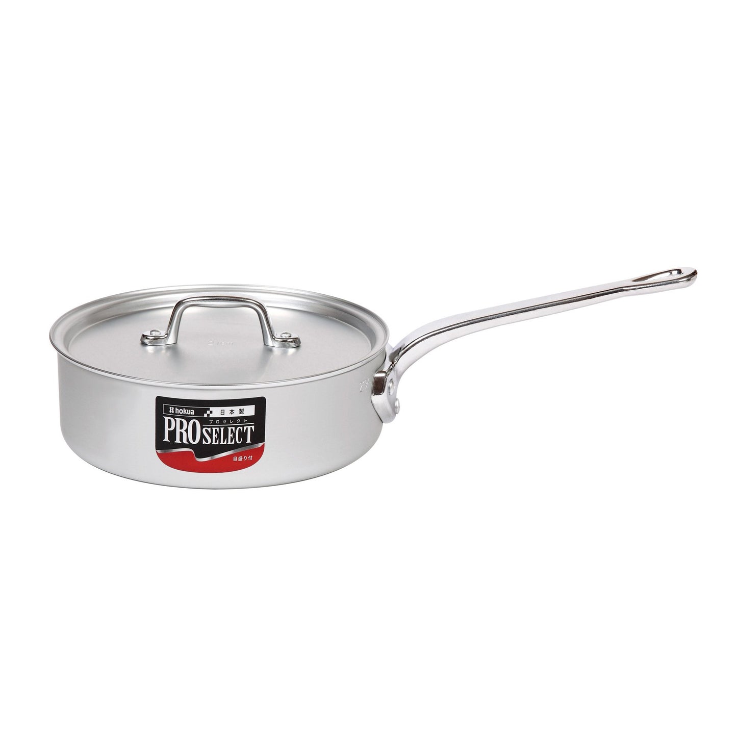 Hokuriku Aluminum A1520415 Shallow Single Handle Pot, Professional Select, 5.9 inches (15 cm)