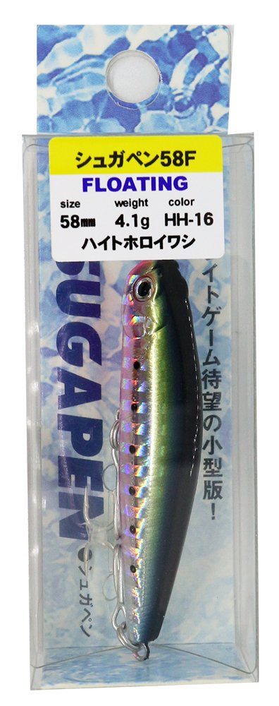 Bassday Sugar Pen 58F HH-16 Lure, Height Holo Eagle