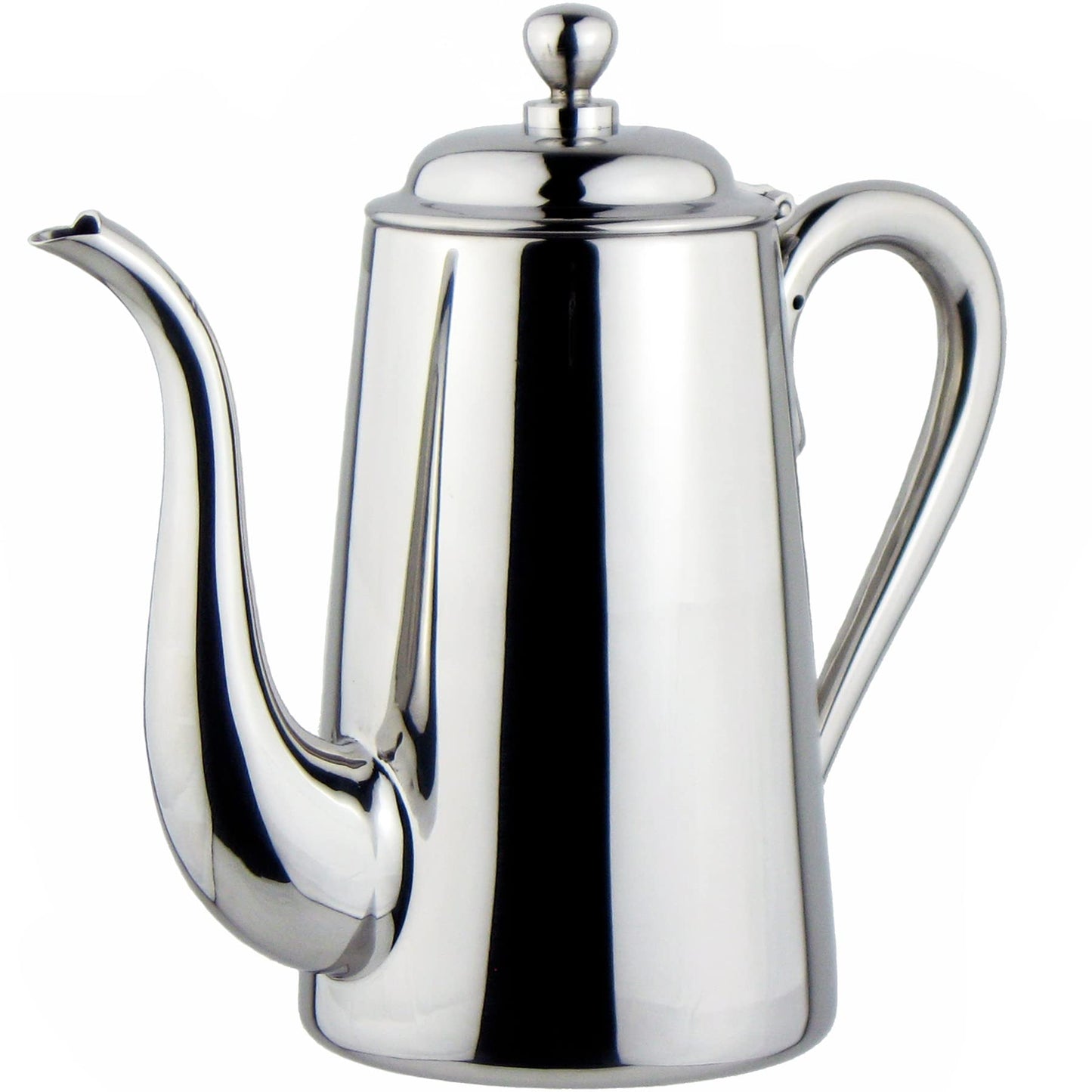 Sanpo Sangyo Yukiwa 18-8 M Shape Coffee Pot for 7 People, 33.8 fl oz (1,000 ml), Made in Japan