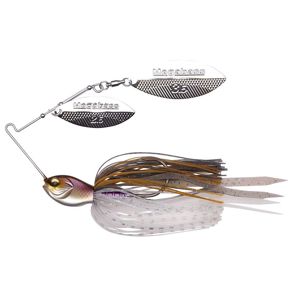 Megabass SV-3 Double Willow Spinnerbait - Wakasagi, 1/2 oz