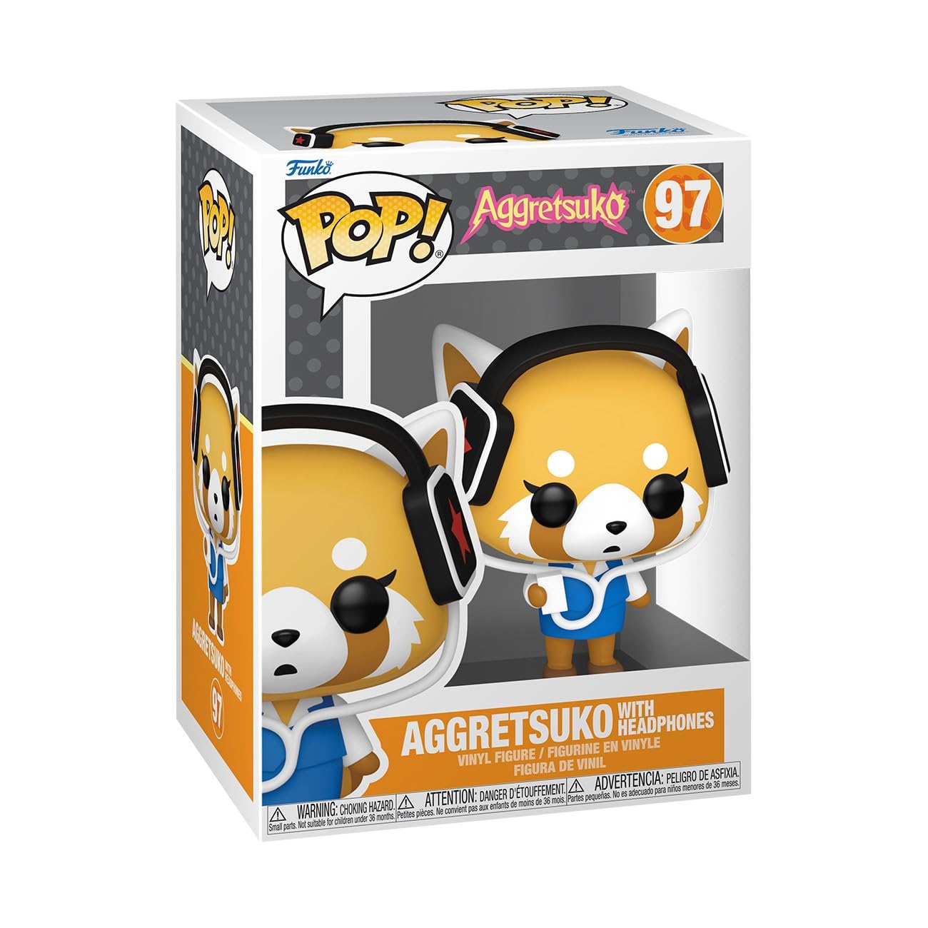 Funko POP! Sanrio: Aggretsuko with Headphones
