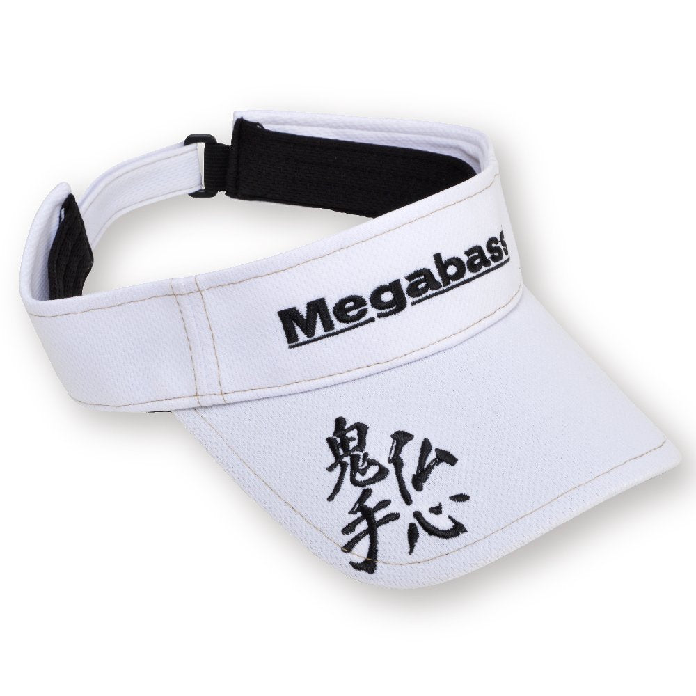 Megabass SUN VISOR BLACK/WHITE