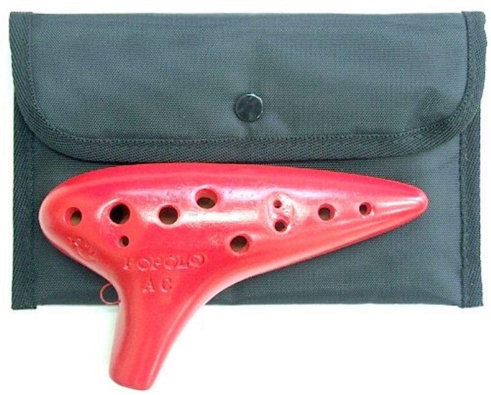 POPOLO Ocarina S-AC (Alto C) Red