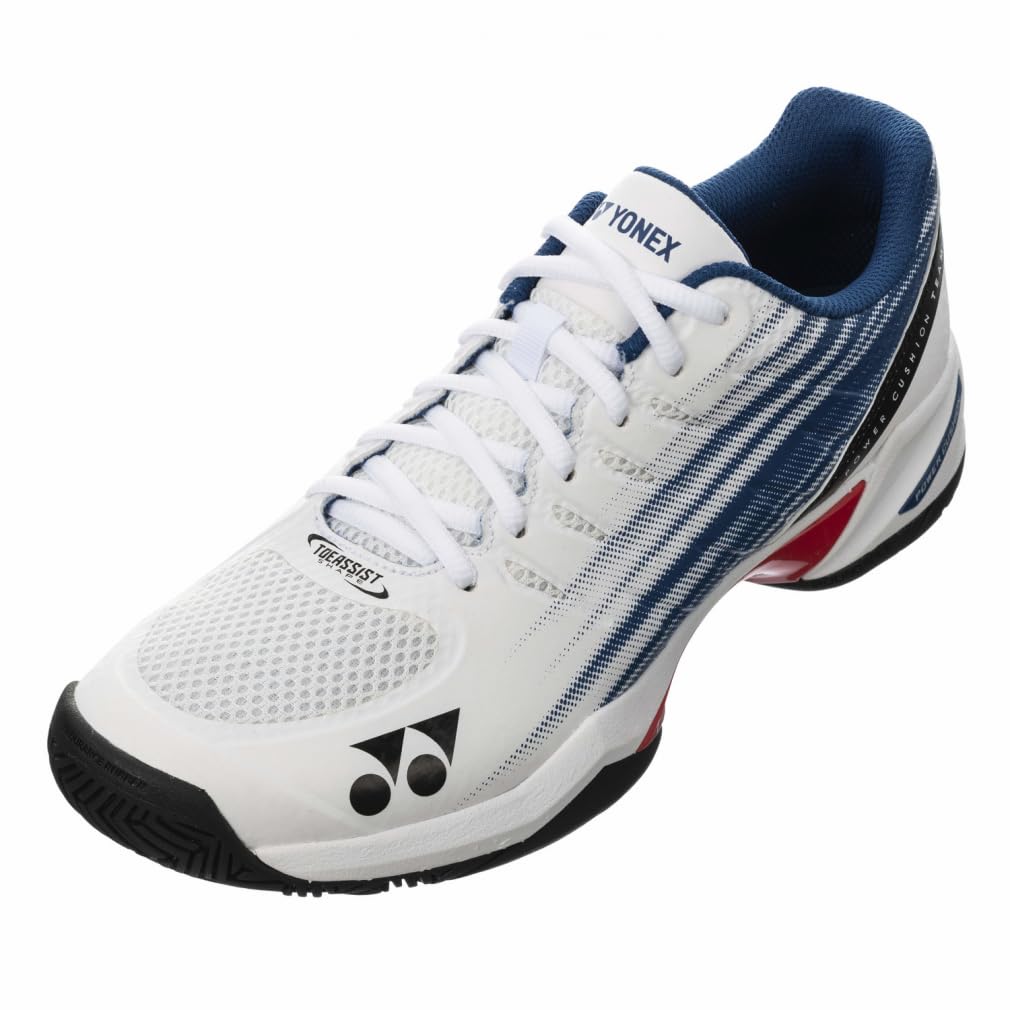 Yonex Power Cushion Team GC Tennis Shoes, white/deep blue, 25.0 cm 3E