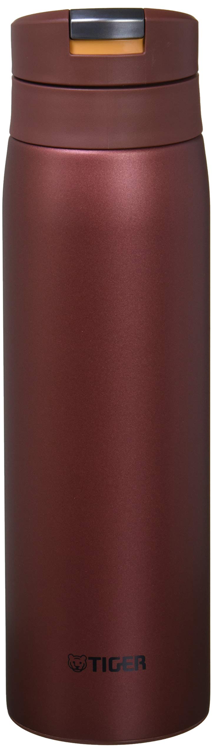 TIGER MCX-A502RO Tiger Water Bottle, 16.9 fl oz (500 ml), Sahara Mug, Stainless Steel Bottle, One-touch, Lightweight, Red Oak