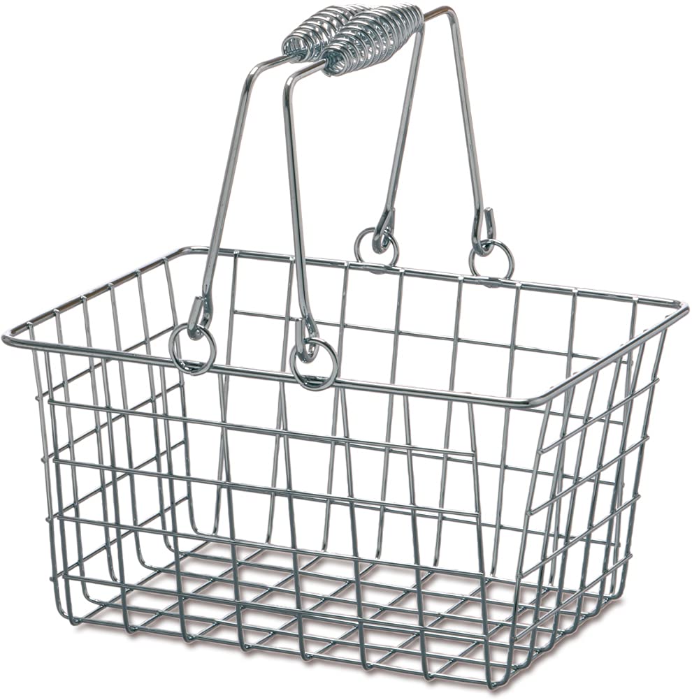 POSH LIVING Basket - W 8.9 x D 7.7 x H 9.6 inches (22.5 x 19.5 x 24.5 cm)